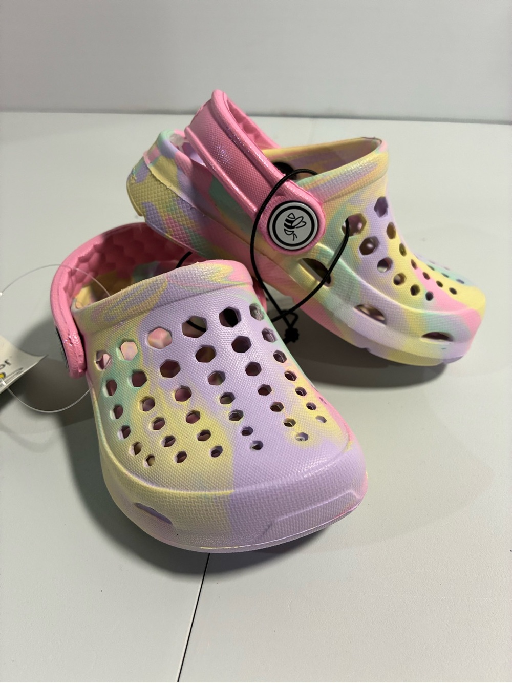 Joybees Kids Tie-Dye Pastel Clog Sandals